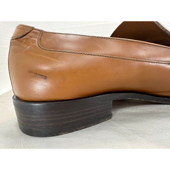 GUCCI Men\'s Brown Florence Leather dress shoes loafers Italy. Size: 13 main image 10